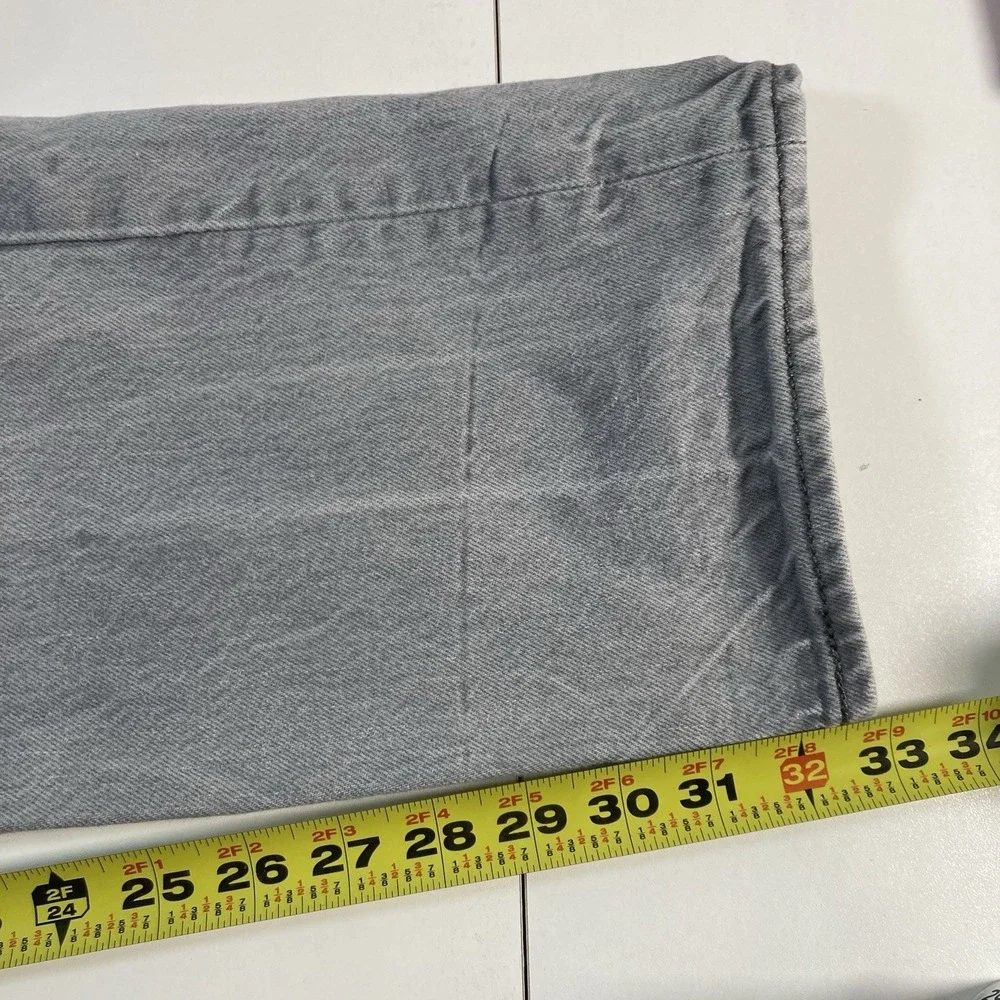 Levi's 501xx Jeans 36x33 Button Fly Gray Stone Washed Denim USA (Tag 36x36)